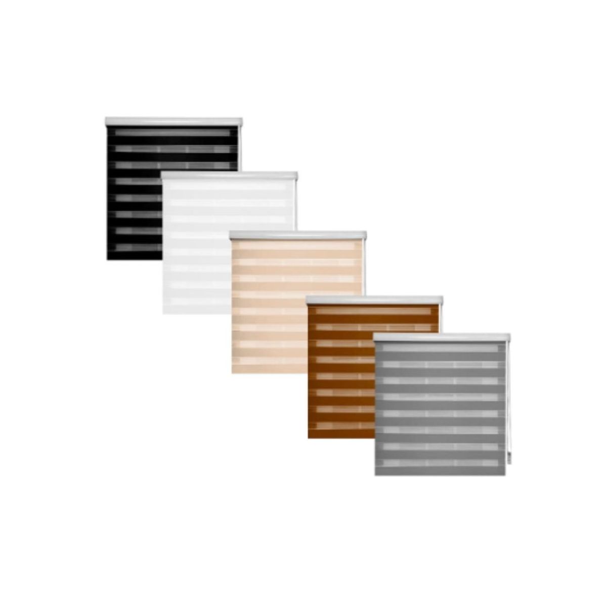 GENERICO - Cortina roller duo 150x200 blanca