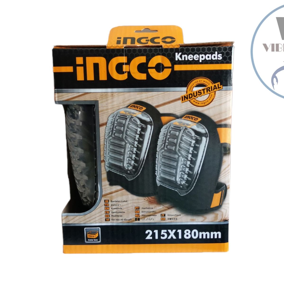 INGCO - Set De Rodilleras Industrial Ingco Cubierta Pvc Alta Resiste