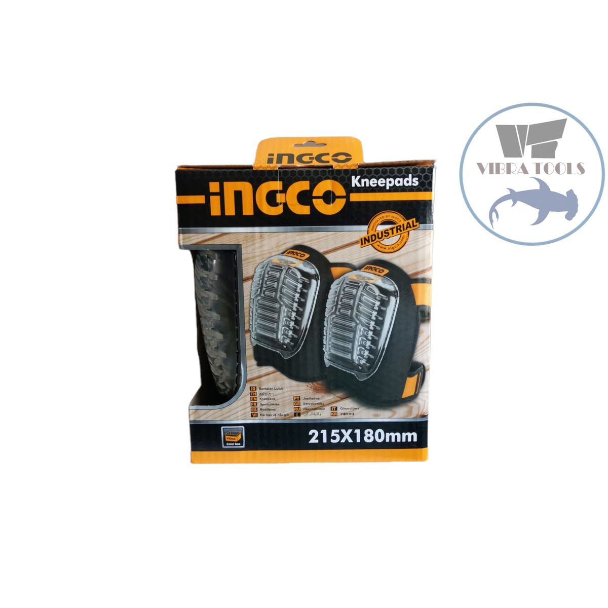 INGCO - Set De Rodilleras Industrial Ingco Cubierta Pvc Alta Resiste