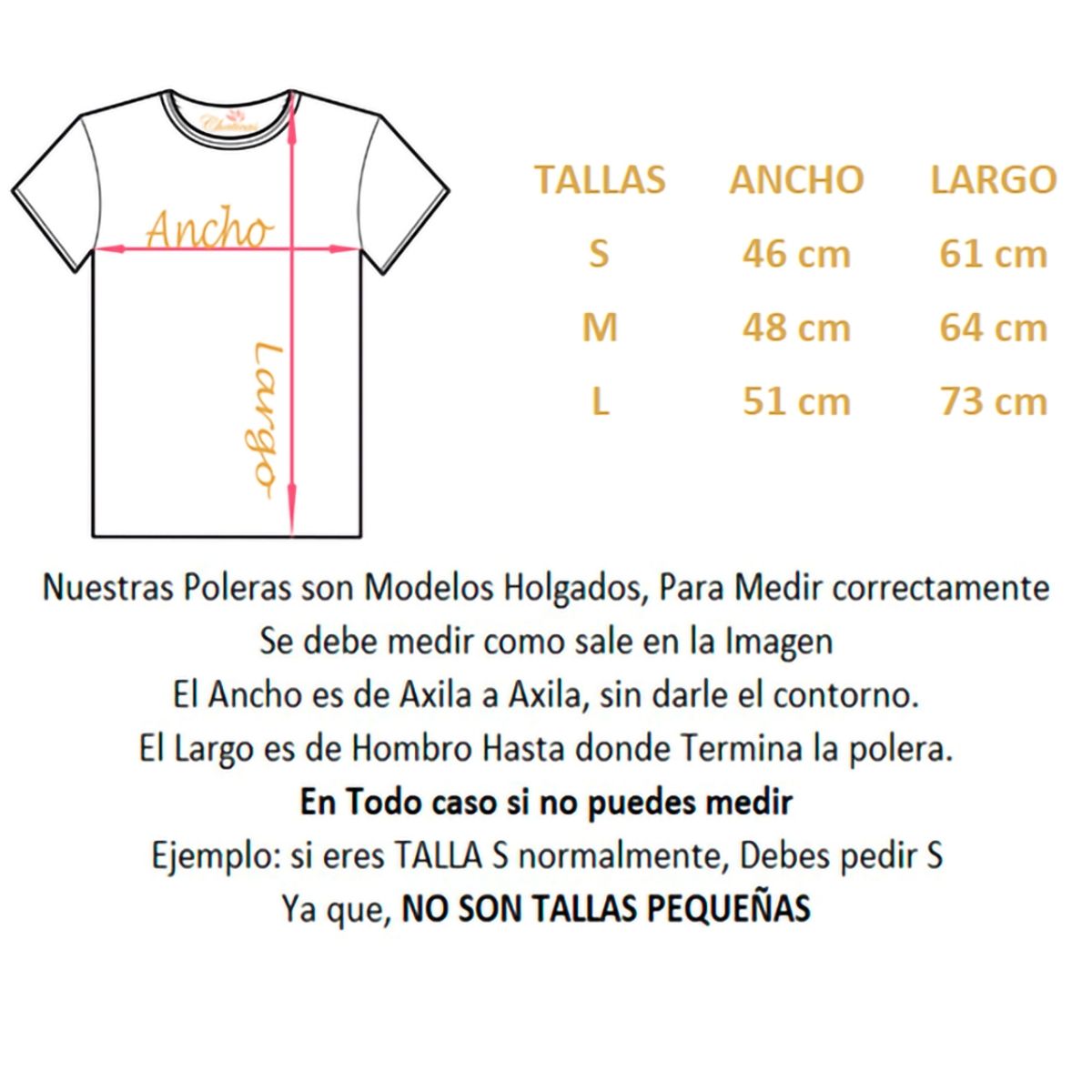 CHATICAS - Polera Dama Estampada 100algodon Frase Enamorada de Ti