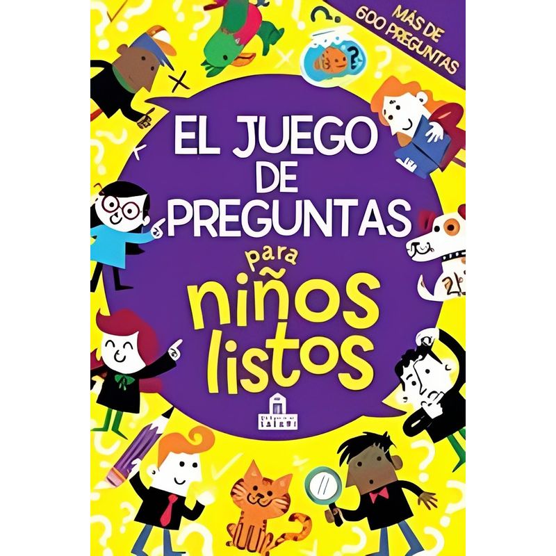 TOP10BOOKS - LIBRO JUEGO DE PREGUNTAS PARA NIÑOS LISTOS /348