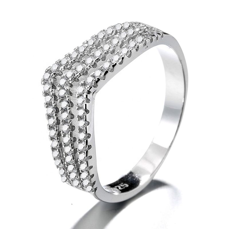 GENERICO - Anillo Plata 925 Mujer Compromiso Circones Elegante Joya