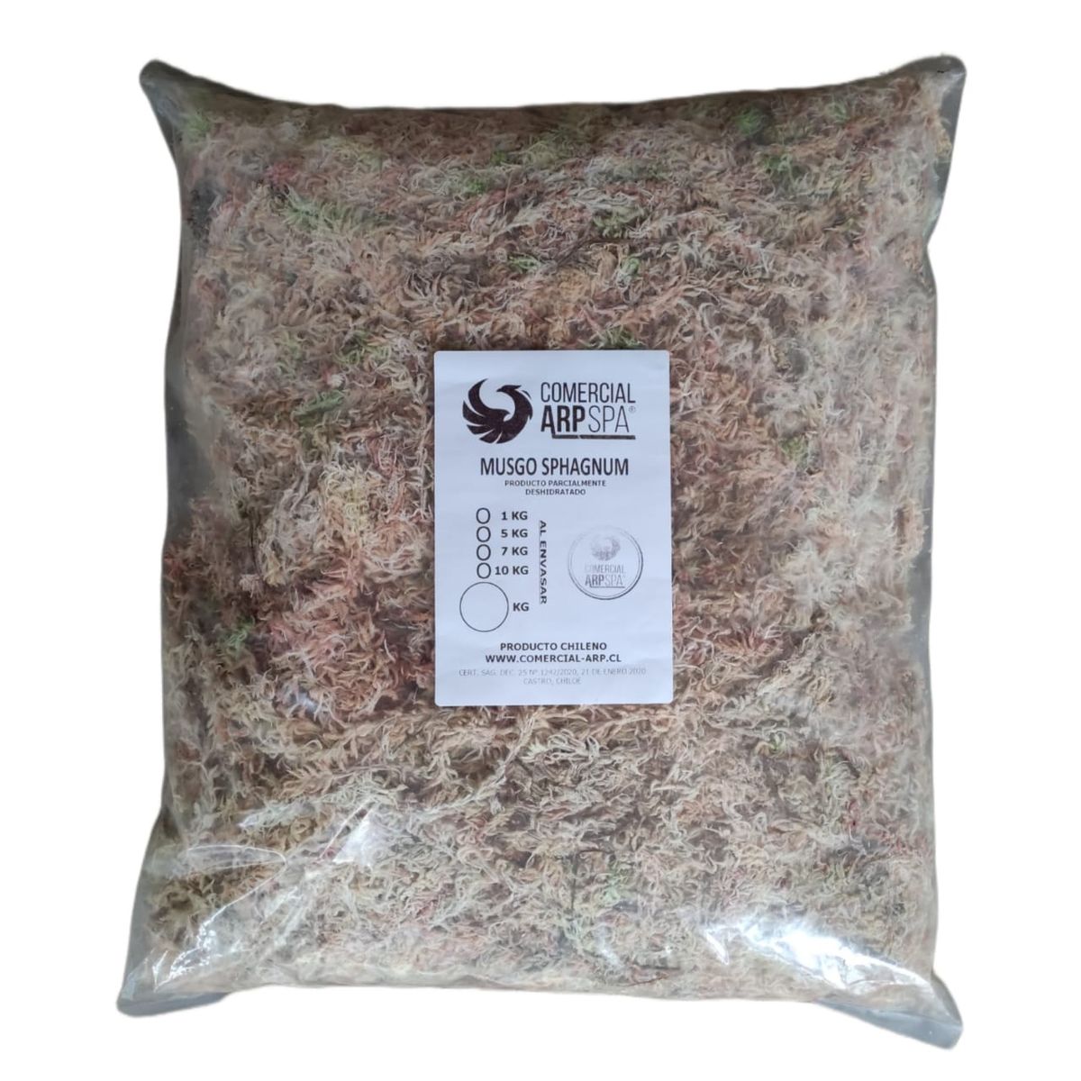 GENERICO - MUSGO SPHAGNUM PARA PLANTAS CARNIVORAS 1 kilo