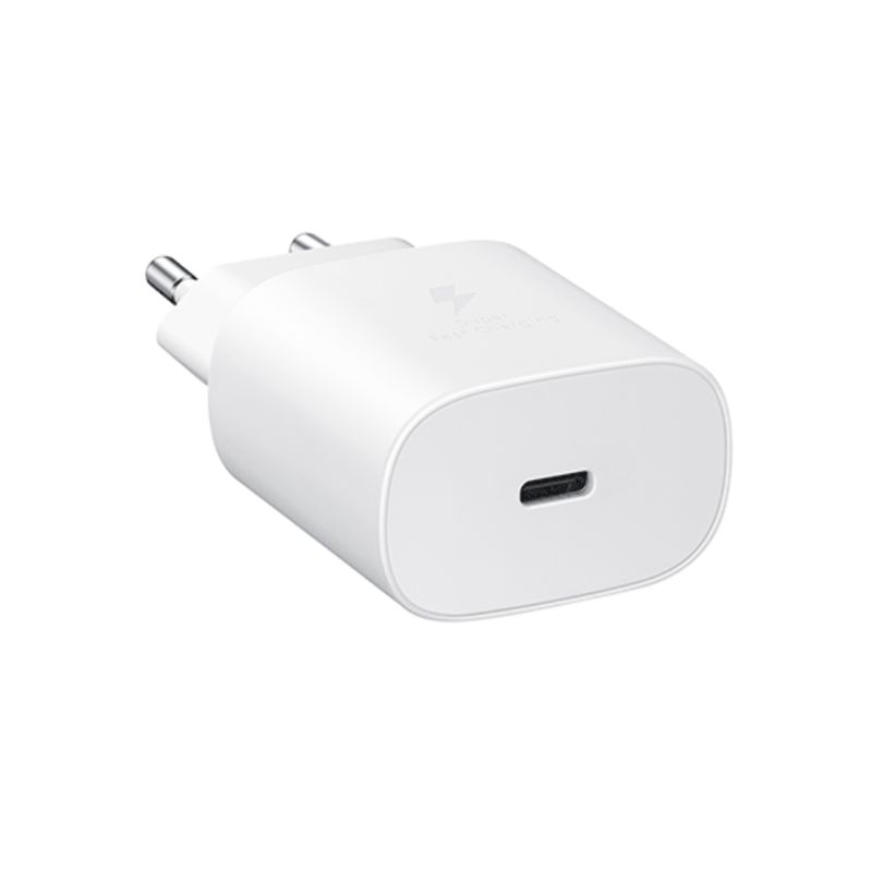 SAMSUNG - Cargador Samsung 25w Usb tipo C Super Carga Rapida Blanco