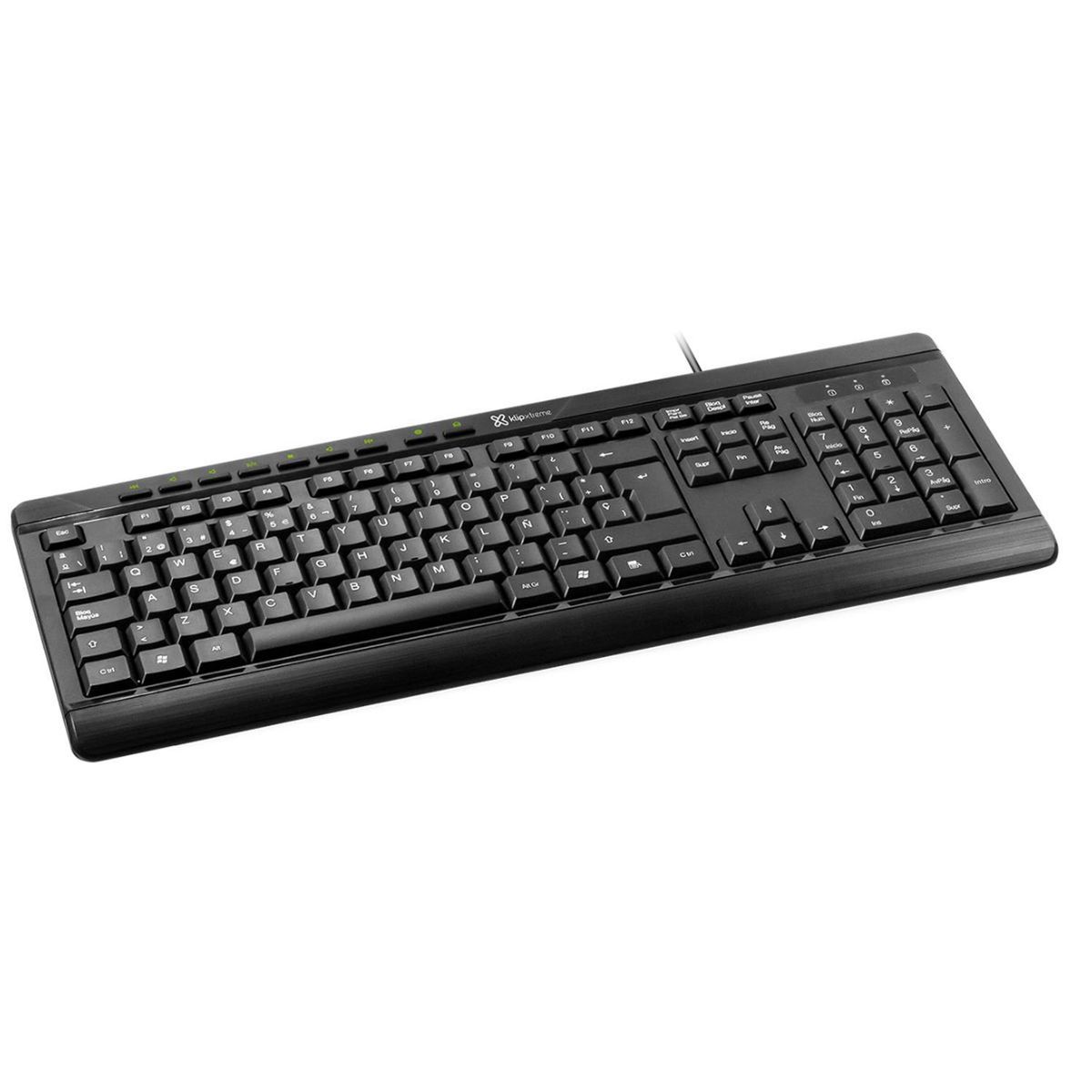 KLIP XTREME - Combo Teclado+Mouse c/Cable USB KlipXtreme KCK-251S Negro