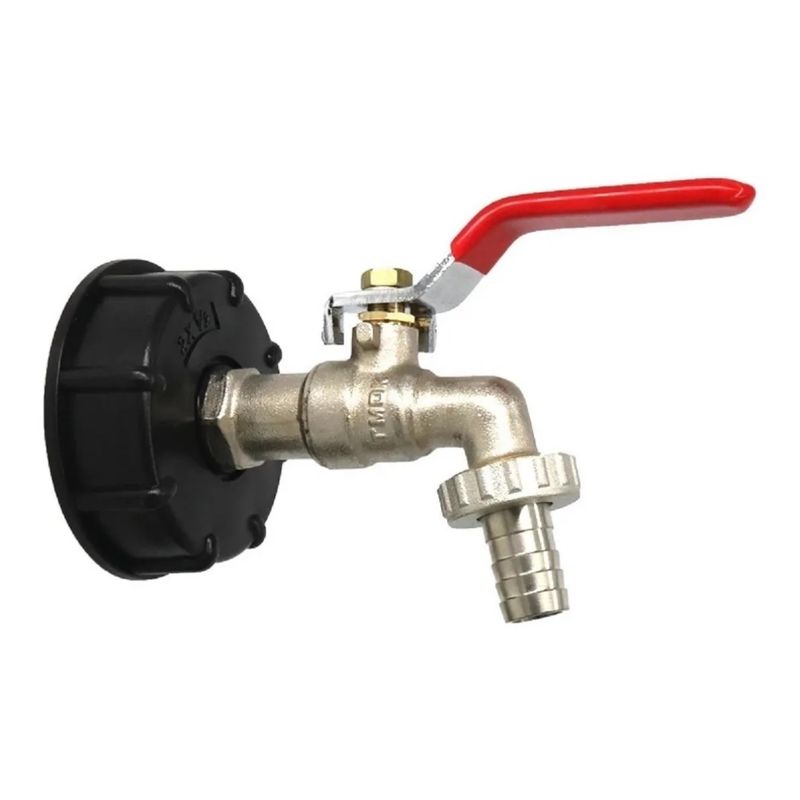 GENERICO - Tapa S60x6 Adaptador Ibc Con Salida 12  Llave Jardin