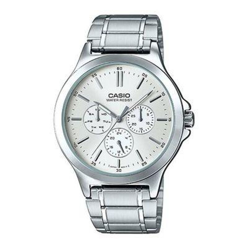 CASIO - Reloj Mtp-V300d-7a Hombre Analogo Metal - Plateado