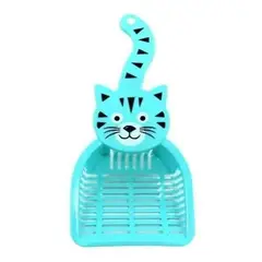 GENERICO - Pala recolectora para arenero de gatos azul