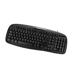 KLIPXTREME - Teclado USB Español c/Pad Numerico KKS-050S Negro