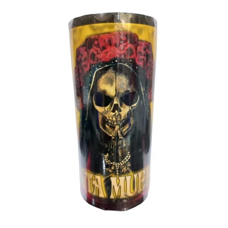 GENERICO - Velón Cirio de la Santa Muerte 15 cm
