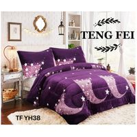 Plumon Cobertor de invierno plush y chiporro 2 plazas - Morado