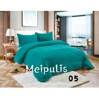 Plumon Cobertor de invierno peludo con chiporro 2 Plazas - Turquesa