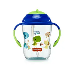 FISHER PRICE - Vaso Con Bombilla First Moments Azul BB1016