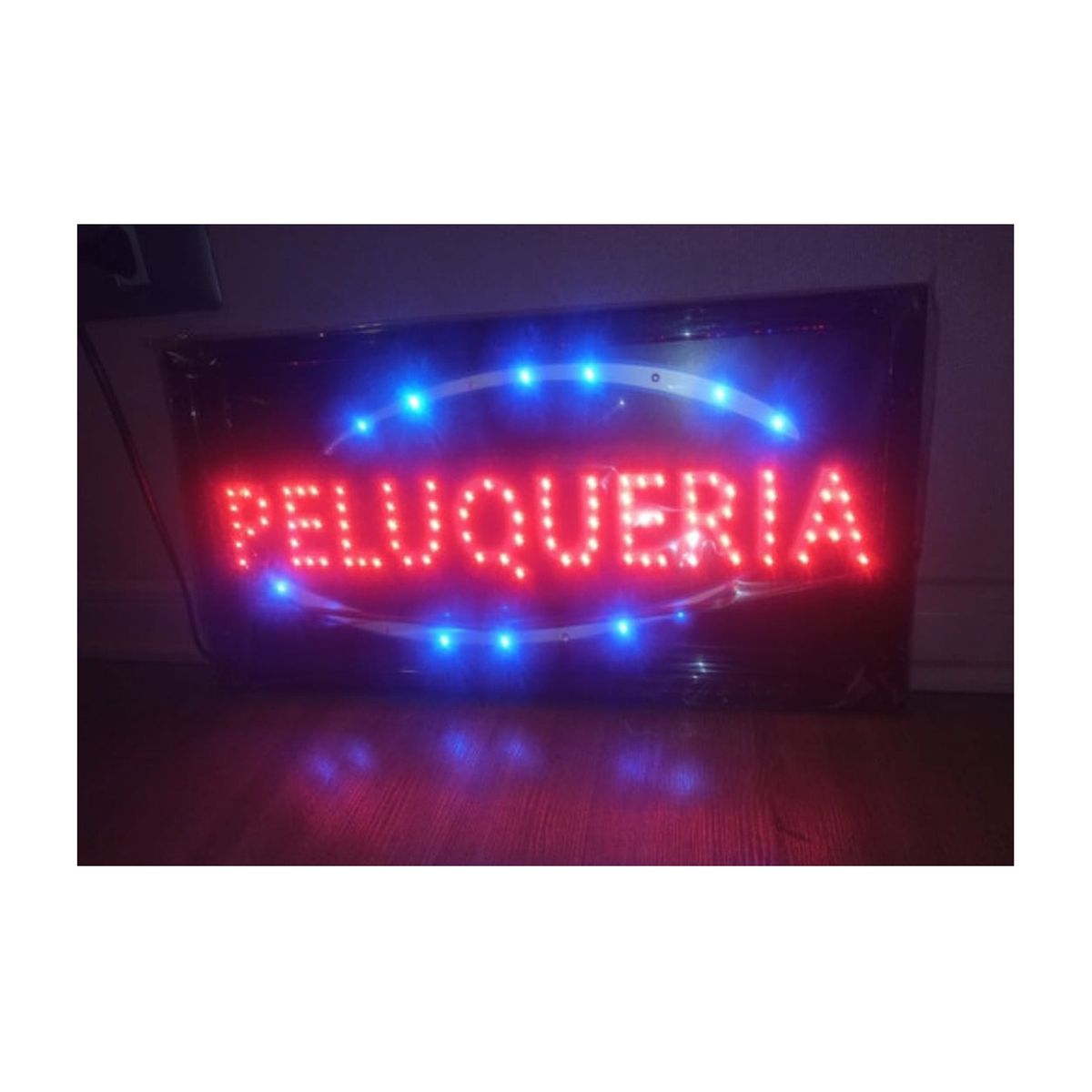 GENERICO - Letreros LED luminosos para negocios peluquería