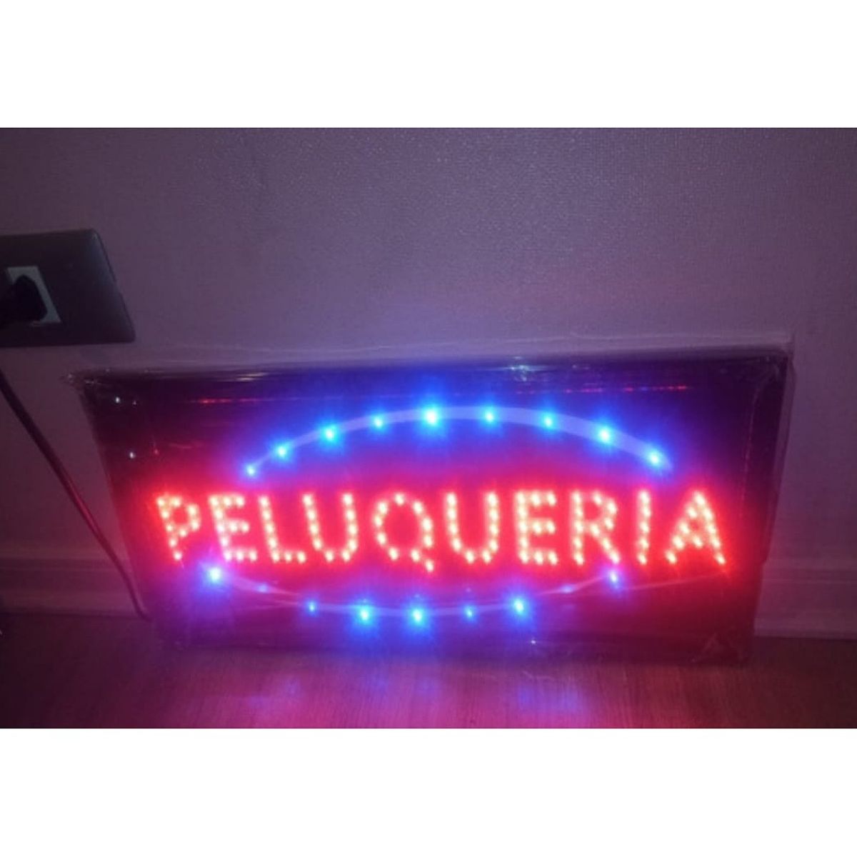 GENERICO - Letreros LED luminosos para negocios peluquería