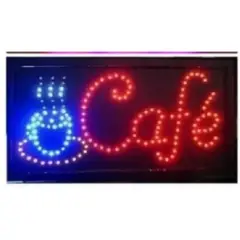 GENERICO - Letreros LED luminosos para negocios CAFE