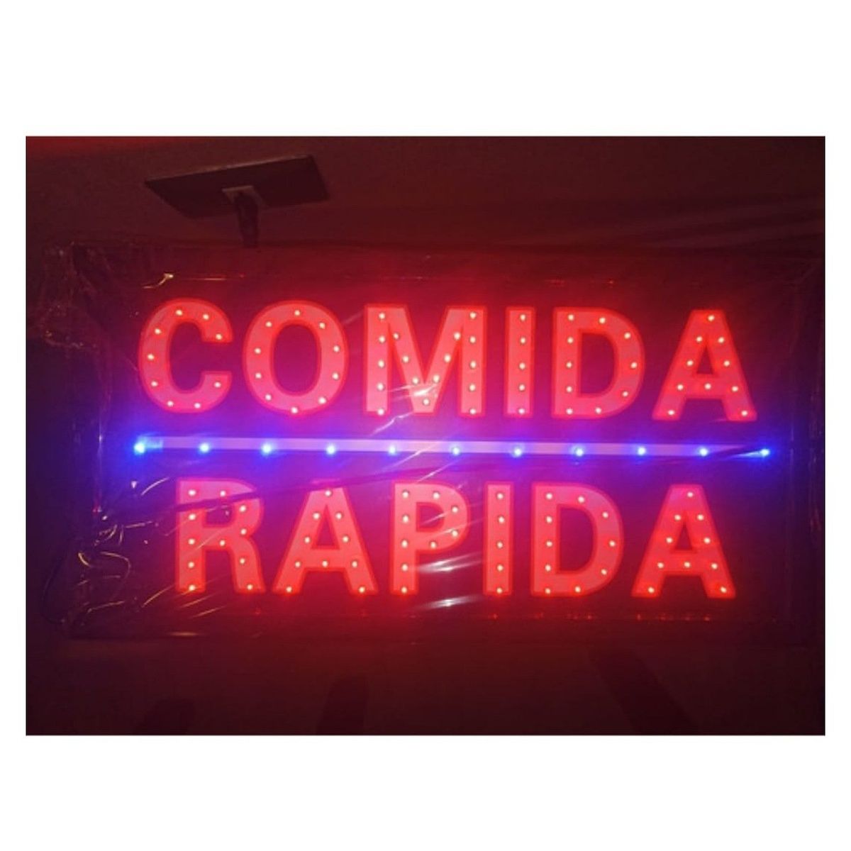 GENERICO - Letreros LED luminosos para negocios comida rápida