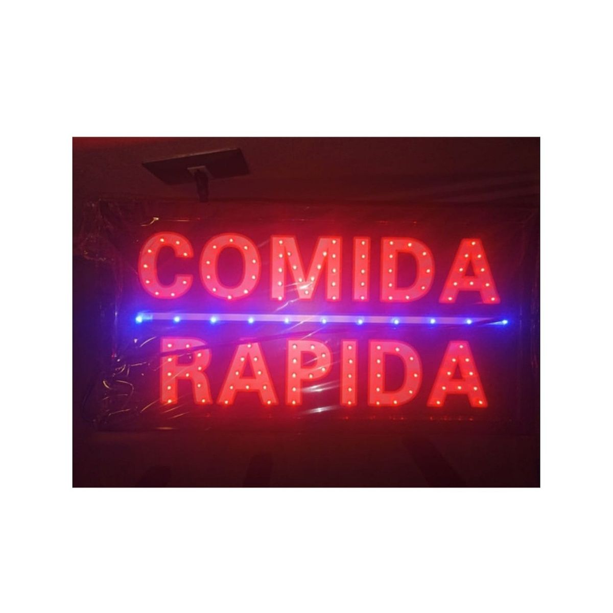 GENERICO - Letreros LED luminosos para negocios comida rápida