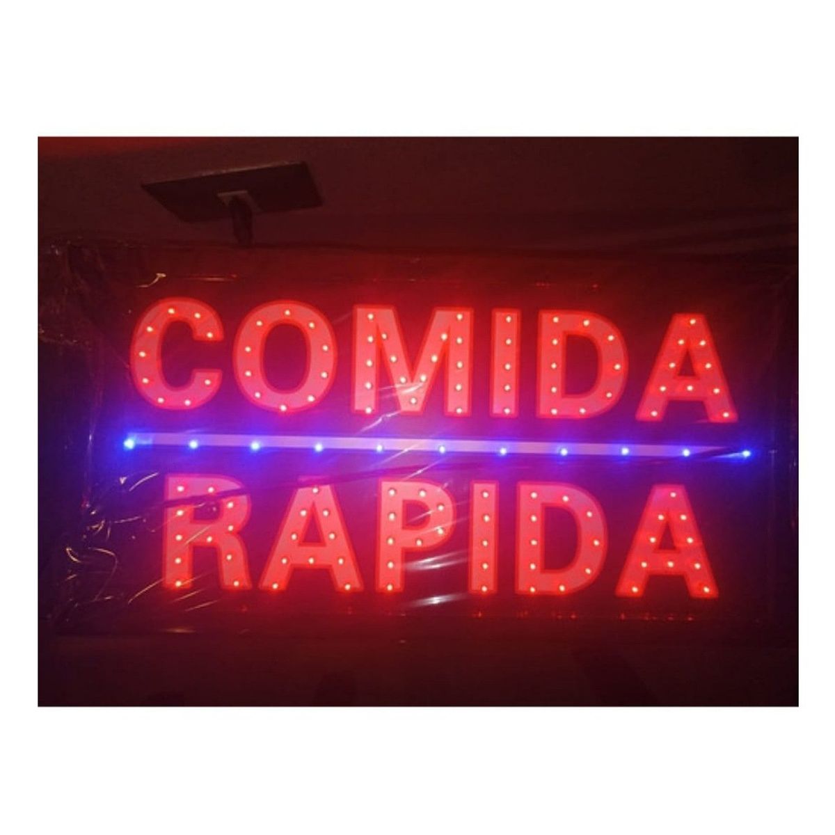 GENERICO - Letreros LED luminosos para negocios comida rápida