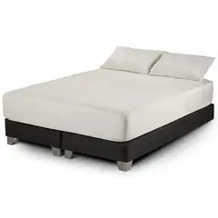 ROSEN - Sábana 300 Hilos Algodón Lisa Ivory Súper King