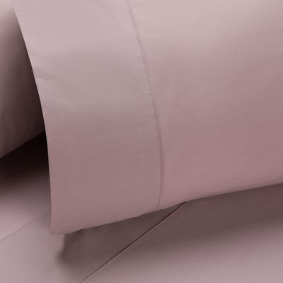 Imagen 2 del producto Sábana 200 Hilos Algodón Lisa Malva 1 Plaza