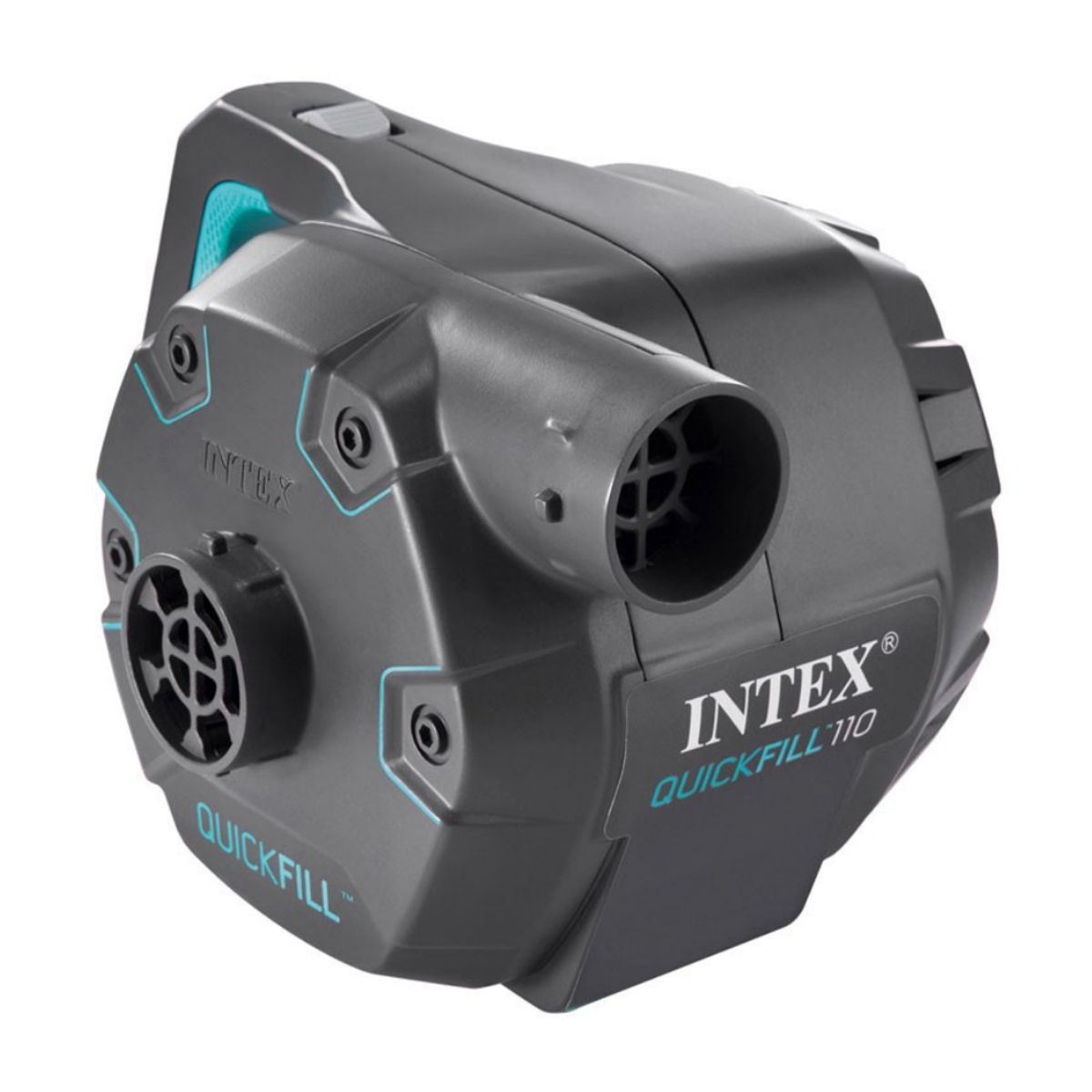 INTEX - Inflador Eléctrico Corriente 220-240V Quick-Fill AC 1.100 Lts/Min