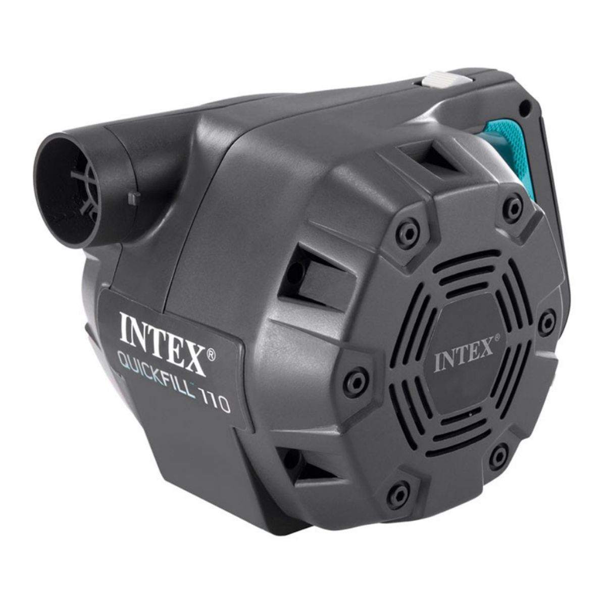 INTEX - Inflador Eléctrico Corriente 220-240V Quick-Fill AC 1.100 Lts/Min