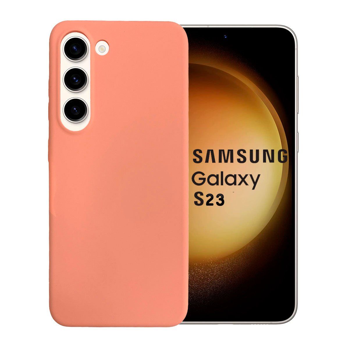 JOIGO - Carcasa Para Samsung S23 Goma Rosado