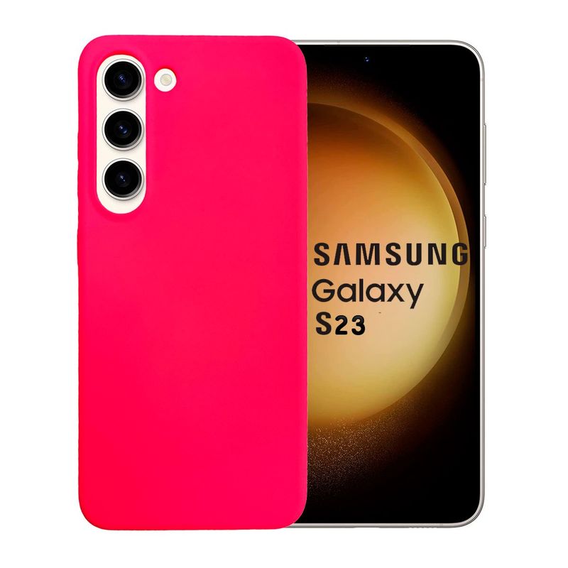 JOIGO - Carcasa Para Samsung S23 Goma Fucsia