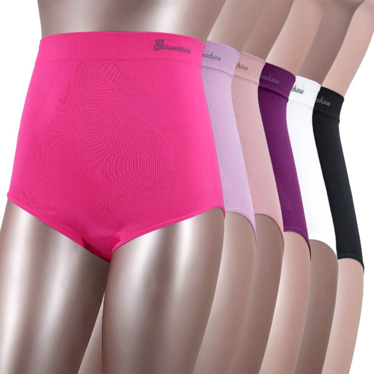 GIOVACCHINO - Pack de 6 Calzon faja Reductor de Abdomen Levanta Gluteos.