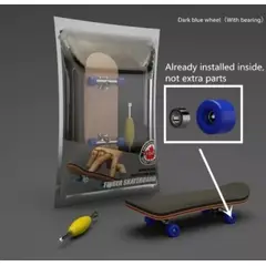 GENERICO - Finger Skate Patineta Profesional De Madera Con Rodamientos