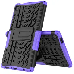 GENERICO - Carcasa Antigolpe Para Tablet Samsung A7 Lite 8,7 Funda Sm-t220 T225 Morado