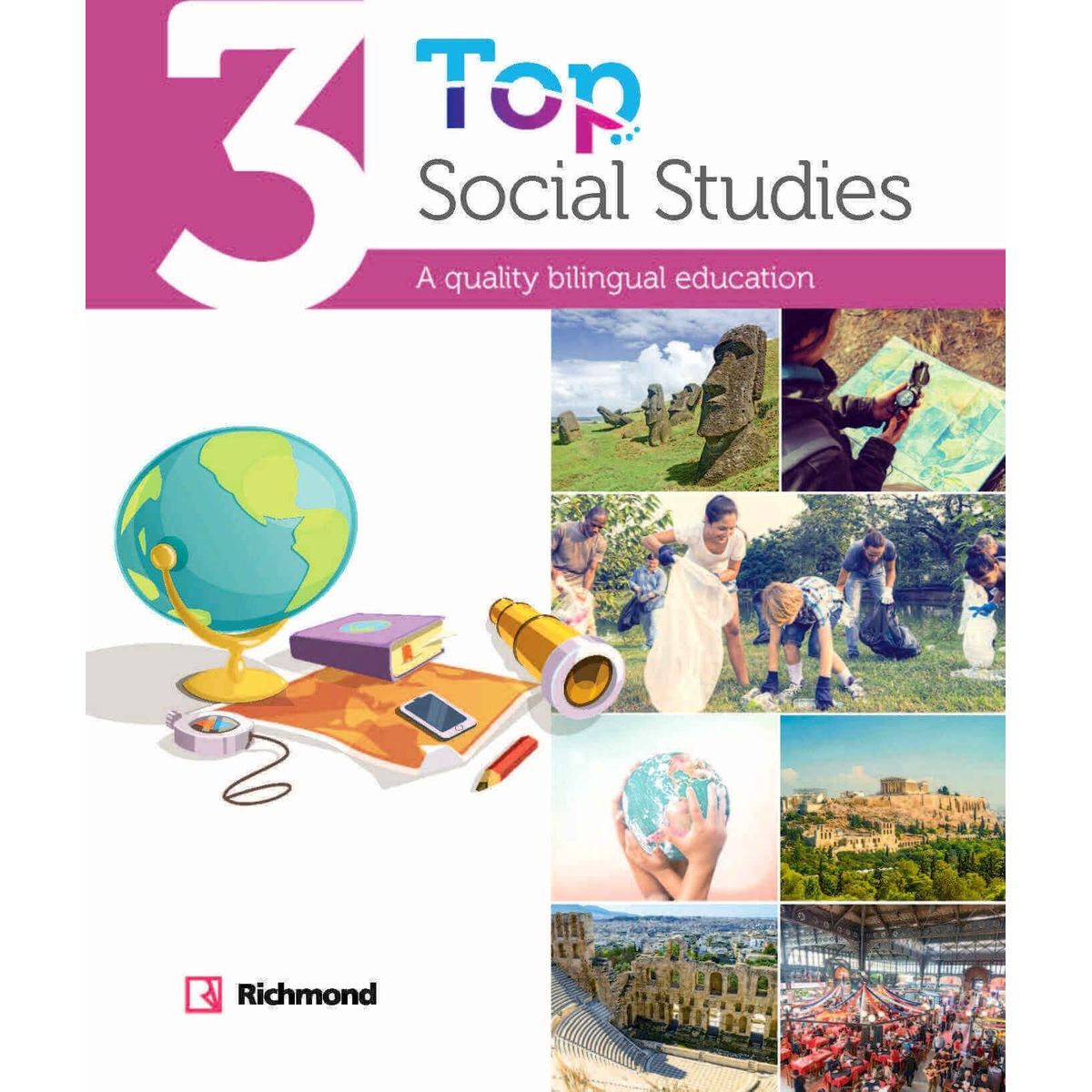 TOP10BOOKS - TEXTO Top Social Studies 3 - TOP SOCIAL STUDIES 3