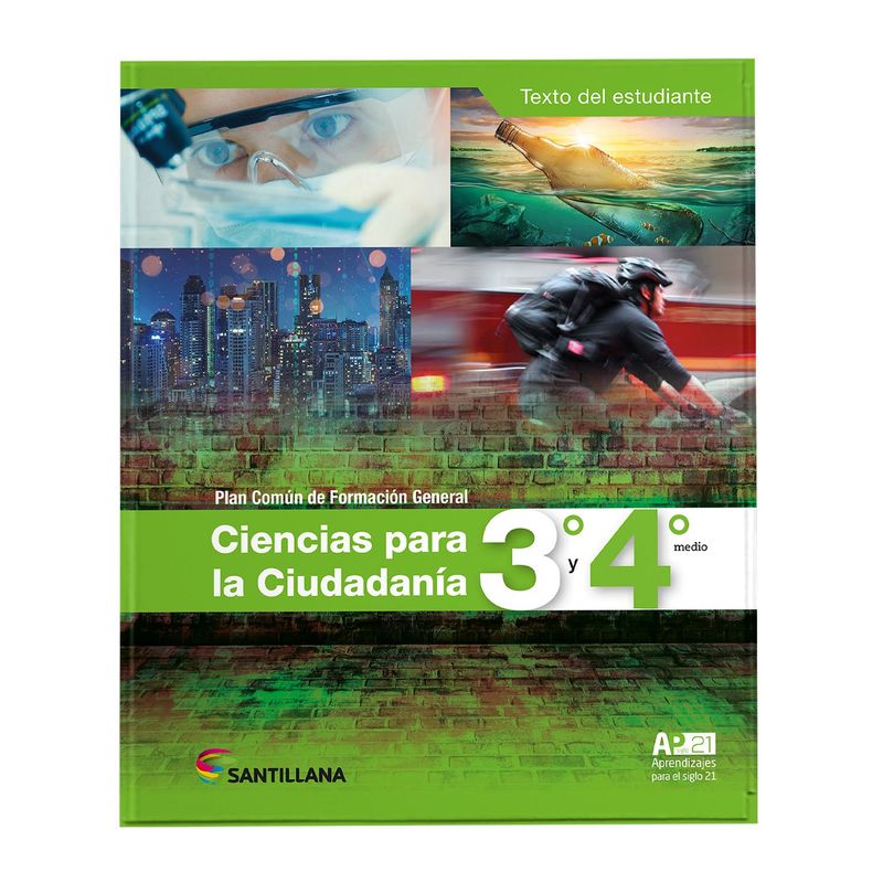 TOP10BOOKS - CIENCIAS PARA LA CIUDADANIA3 Y4 MEDIO. Editorial: .