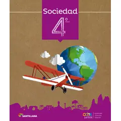 TOP10BOOKS - SOCIEDAD 4 BÁSICO TODOS JUNTOS (TOMO 1). Editorial: Santillana