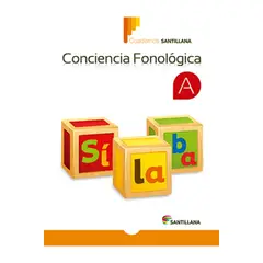 TOP10BOOKS - CUADERNO DE CONCIENCIA FONOLOGICA A - PREKINDER. Editorial: Santillana