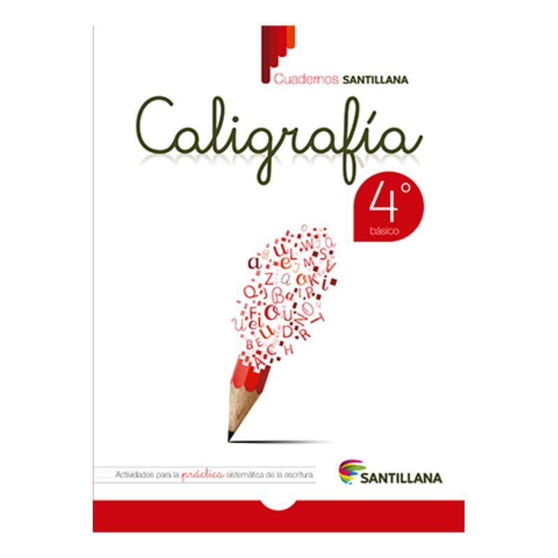TOP10BOOKS - CUADERNO DE CALIGRAFIA 4. Editorial: Santillana