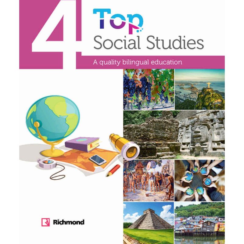 TOP10BOOKS - TEXTO TOP SOCIAL STUDIES 4 / SANTILLANA / SANTILLANA
