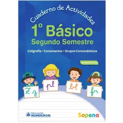 TOP10BOOKS - LIBRO CUADERNO DE ACTIVIDADES 1 BÁSICO - 2DO SEMESTRE HORIZONTAL / LIBERTAD S.A