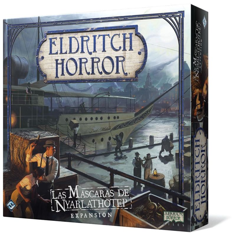 FANTASY FLIGHT GAMES - Juego Eldritch Horror Las Máscaras de Nyarlathotep Español