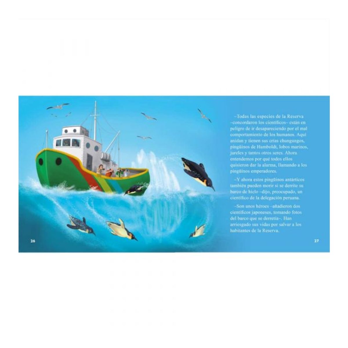 ZIG ZAG - Libro Los Pingüinos Emperadores Llegan Al Norte Chico. Zig-Zag