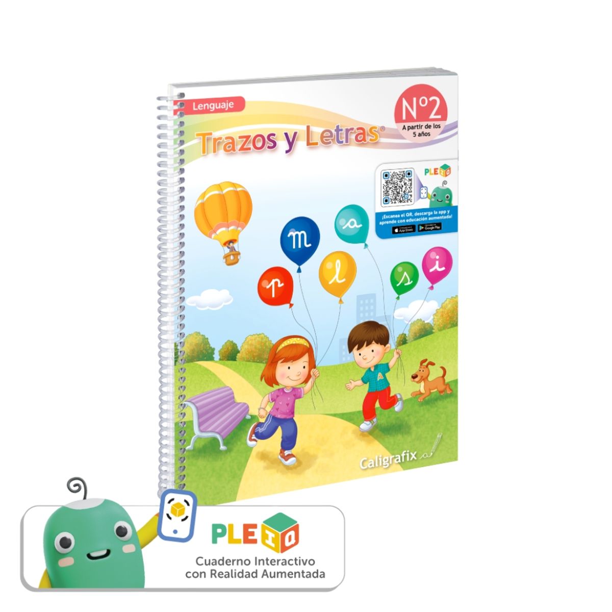 CALIGRAFIX - Libro Trazos Y Letras Nº 2 (Kínder). Caligrafix