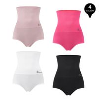 Pack de 4 Calzones Faja - Mujer.