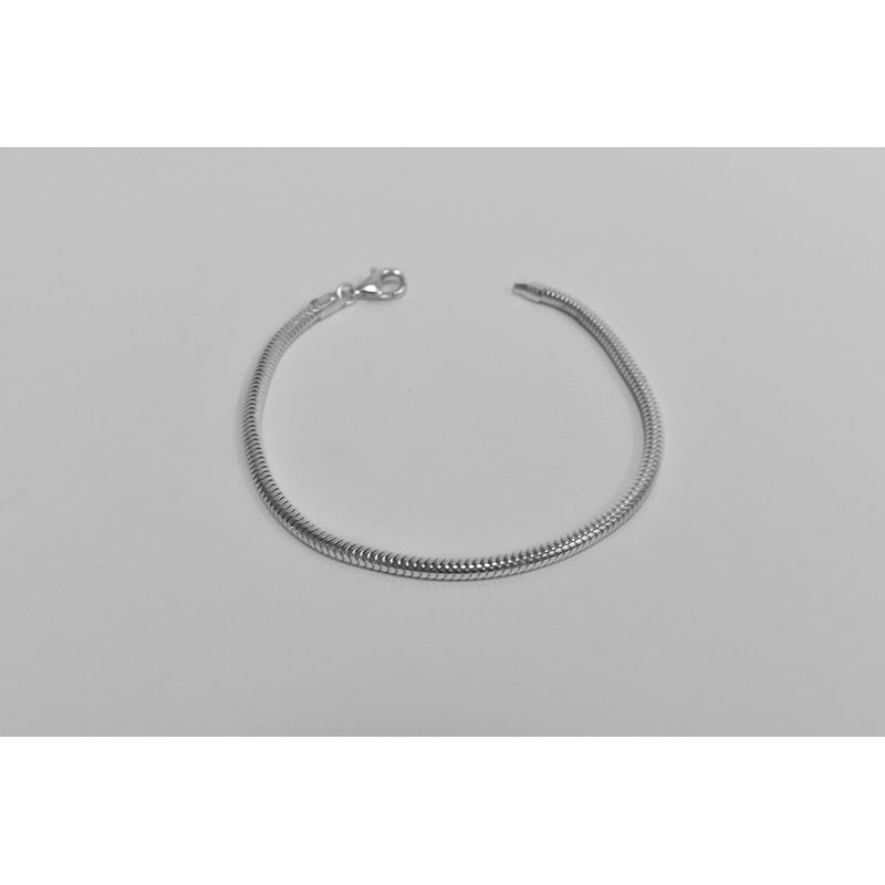 ROSETT - Pulsera para Charms 20 cm Plata ley 925