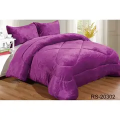 GENERICO - Cubrecama Super King Medida 250X270 Plush Con Chiporro