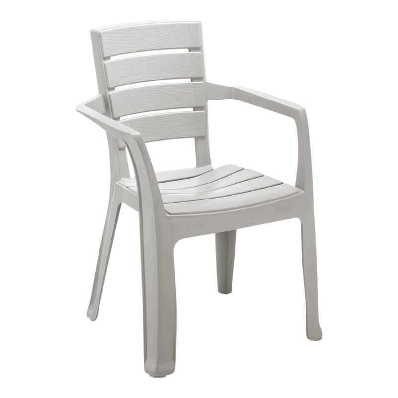 RIMAX - Silla Baru Con Brazos Gris Hielo 58x59x82Cms Rimax