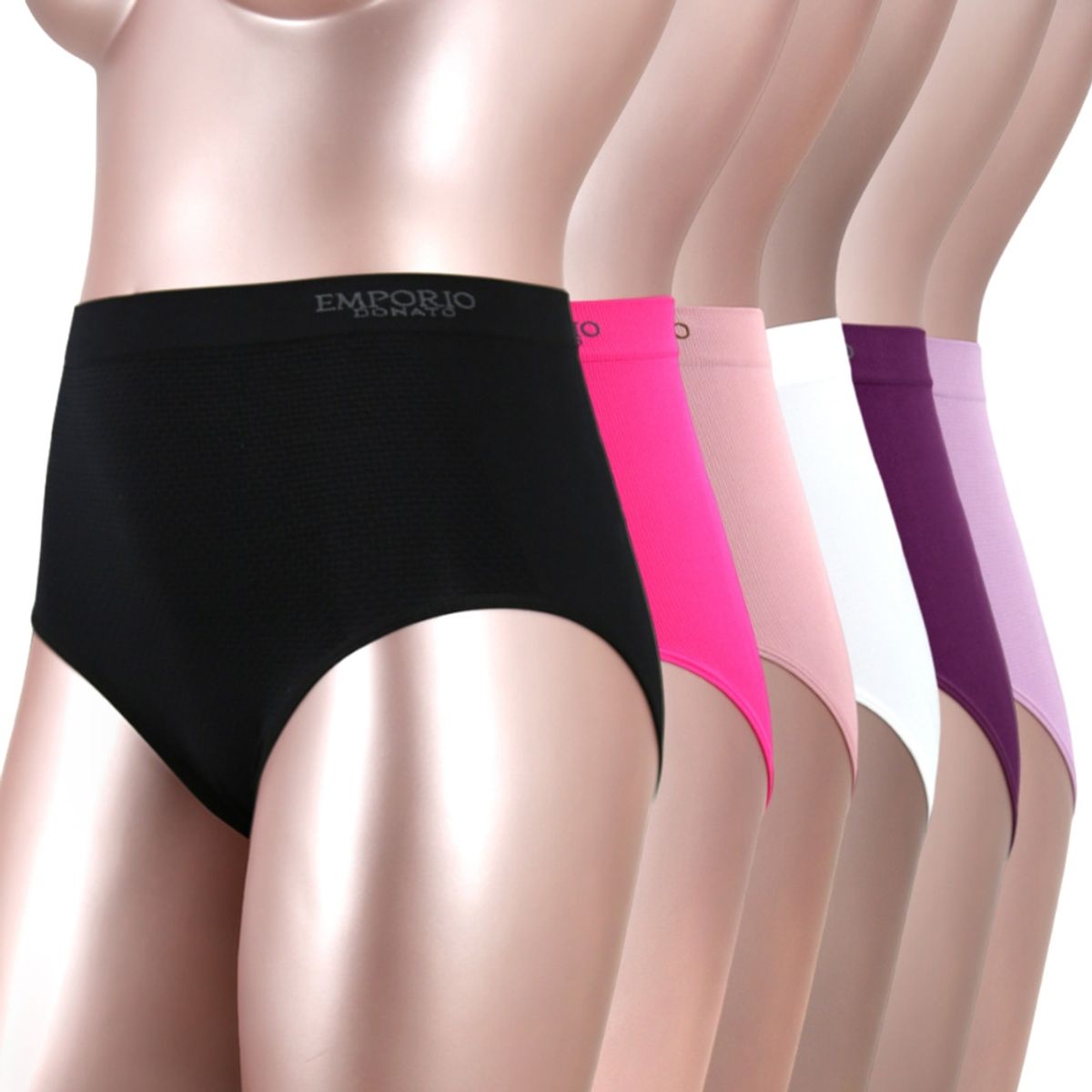 GIOVACCHINO - Pack de 6 Calzon Reductor de Abdomen Levanta Gluteos.