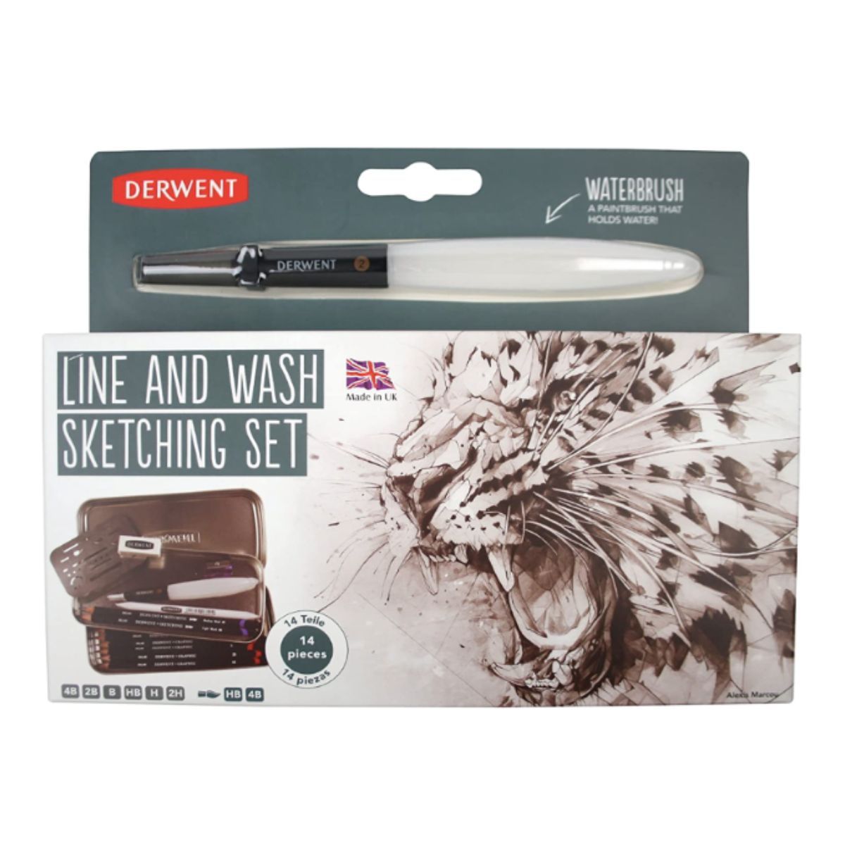 DERWENT - Set de Bocetos Grafitos y Acuarelables Derwent