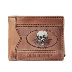 GINO RODINIS - Billetera de hombre Coco 991.2 Calavera