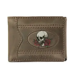 GINO RODINIS - Billetera de hombre Coco 991.2 Calavera